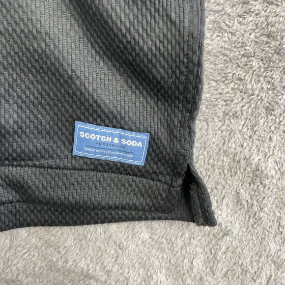 NEW Scotch & Soda Men's XXL Textured Short Sleeve Shirt - Picture 7 of 8